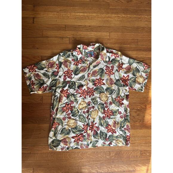 Vintage Joe Kealoha Hawaiian Shirt XL Short Sleeve Floral Aloha - Picture 1 of 4